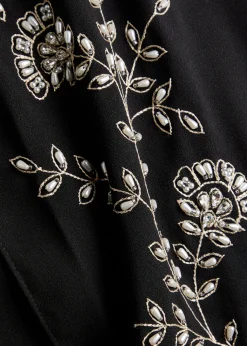 Gatz floral-embellished crepe jumpsuit