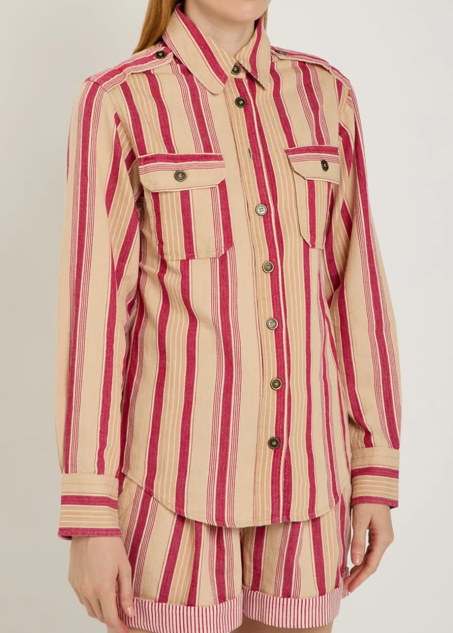 Gelva striped cotton shirt