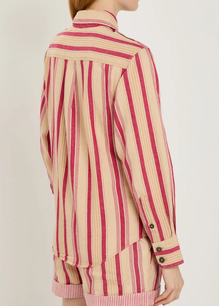 Gelva striped cotton shirt