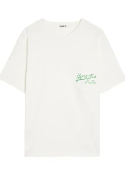 Geneva beaded cotton T-shirt