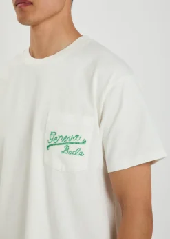 Geneva beaded cotton T-shirt