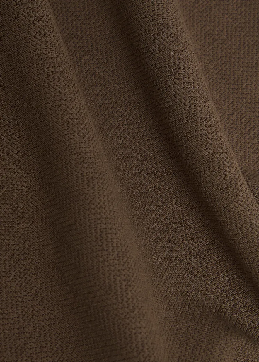 Geneva textured tapered-leg jersey trousers