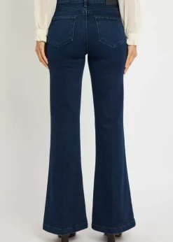 Genevieve flared-leg jeans