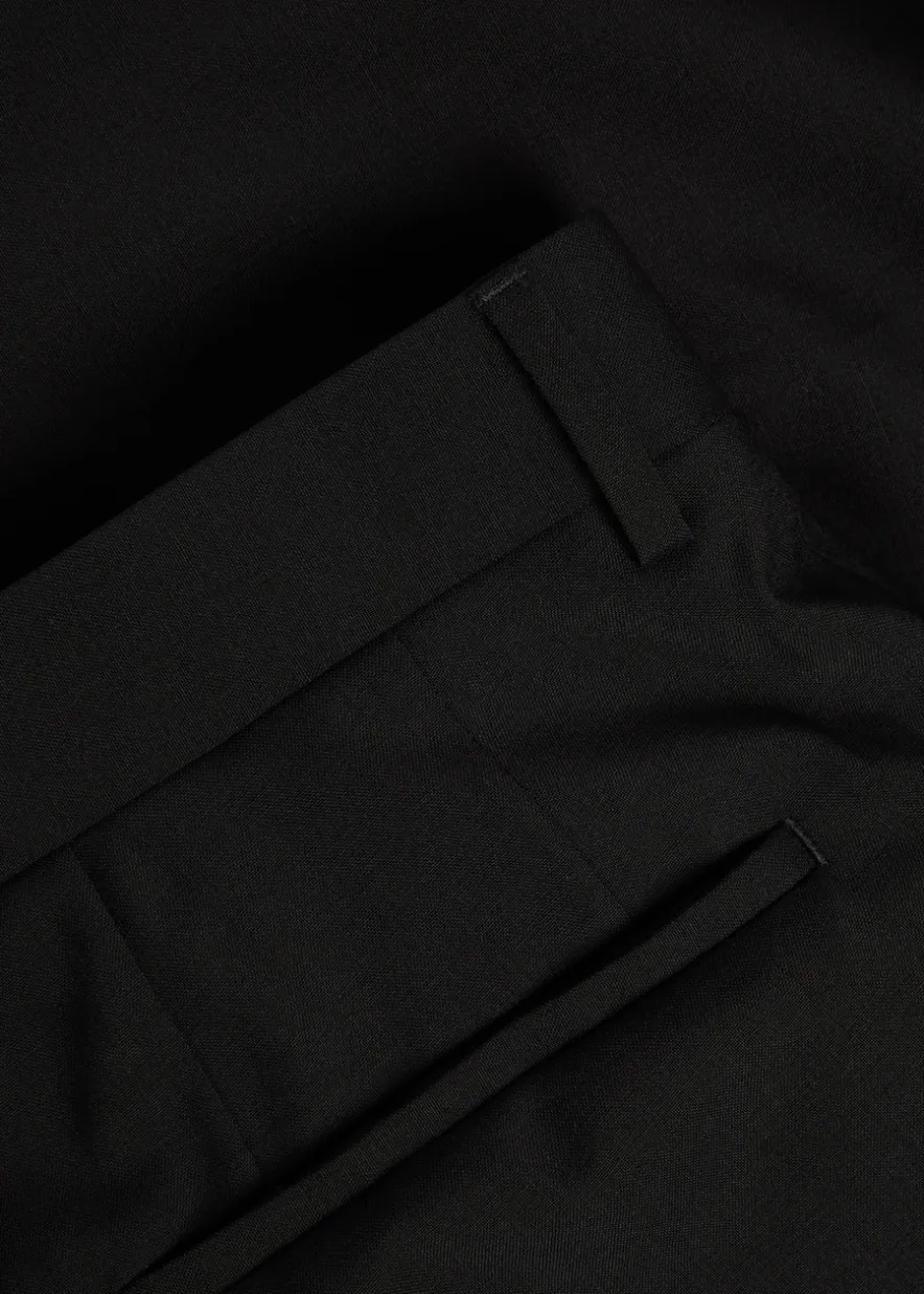 Genius slim-leg wool trousers