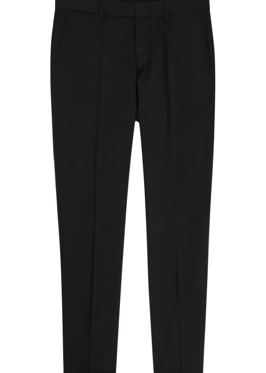 Genius slim-leg wool trousers
