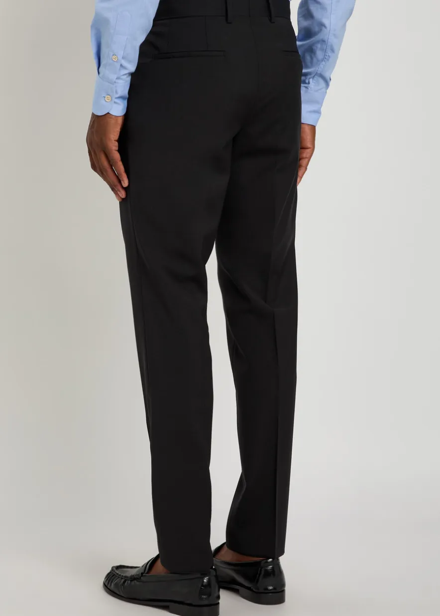 Genius slim-leg wool trousers