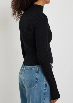 Georgia ribbed merino wool jumper
