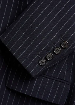 Gertrude pinstriped wool jacket