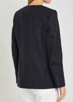 Gertrude pinstriped wool jacket