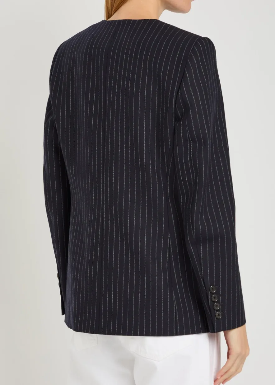 Gertrude pinstriped wool jacket