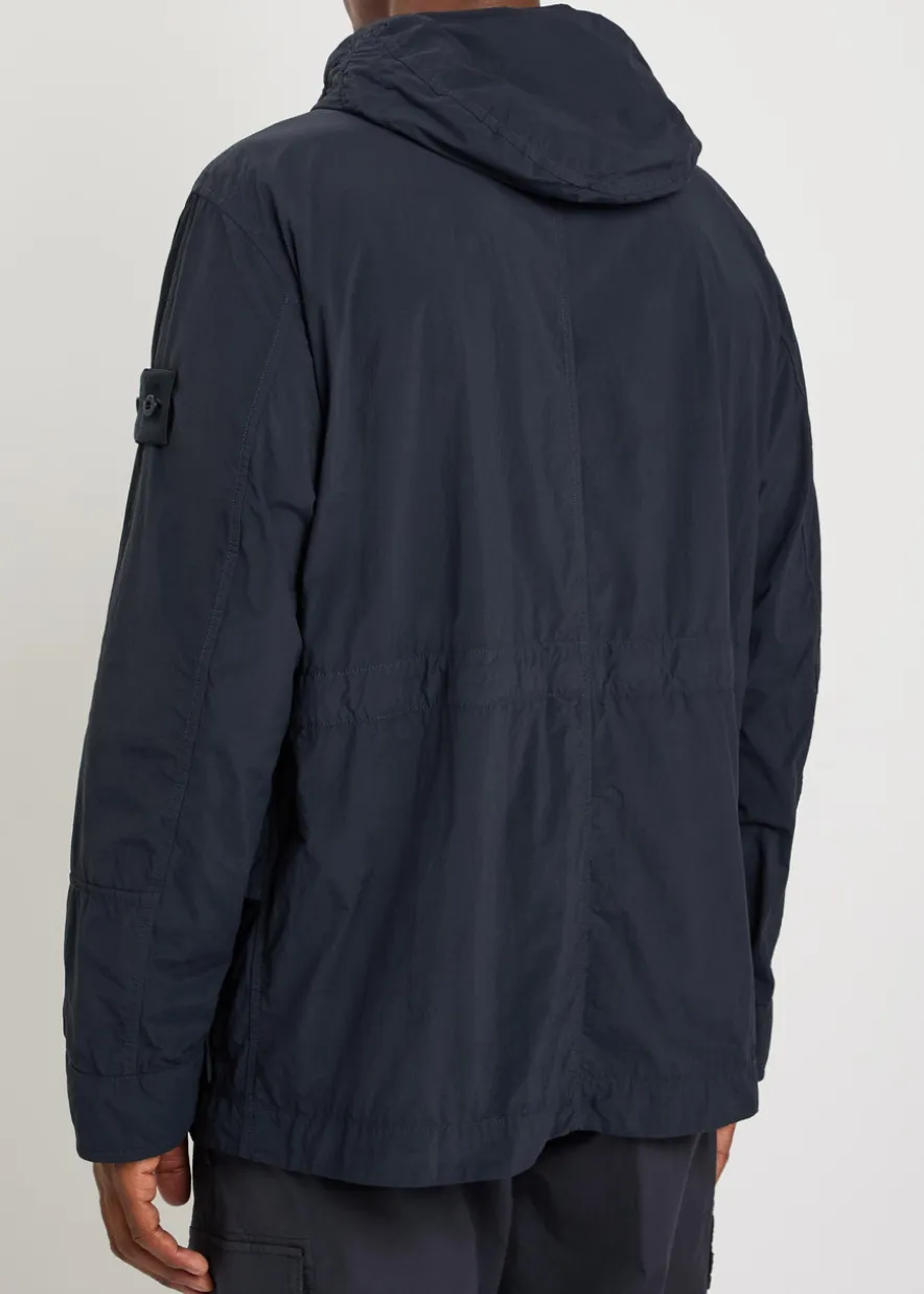 Ghost hooded nylon parka jacket