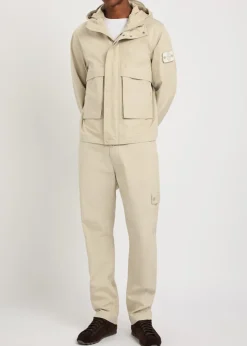 Ghost logo cotton trousers