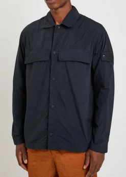Ghost logo nylon overshirt