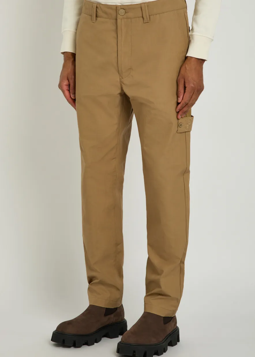 Ghost straight-leg cotton-poplin trousers