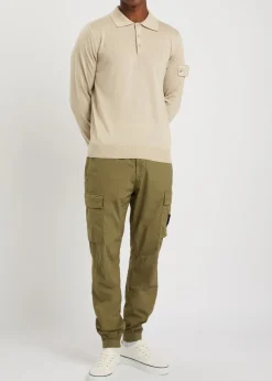 Ghost wool polo top