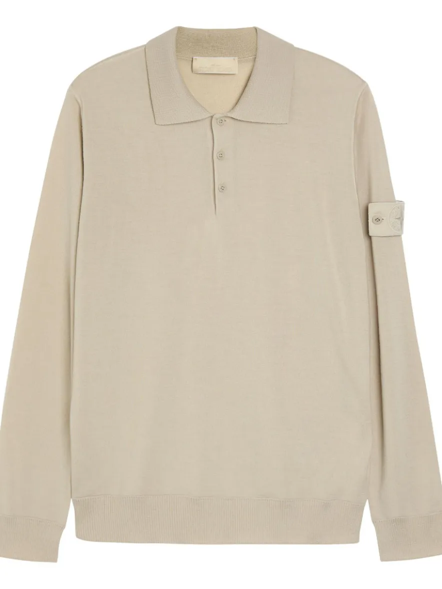 Ghost wool polo top