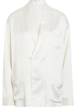 Gilbert double-breasted silk jacket