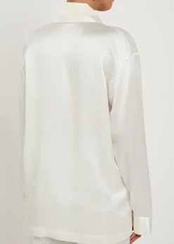 Gilbert double-breasted silk jacket