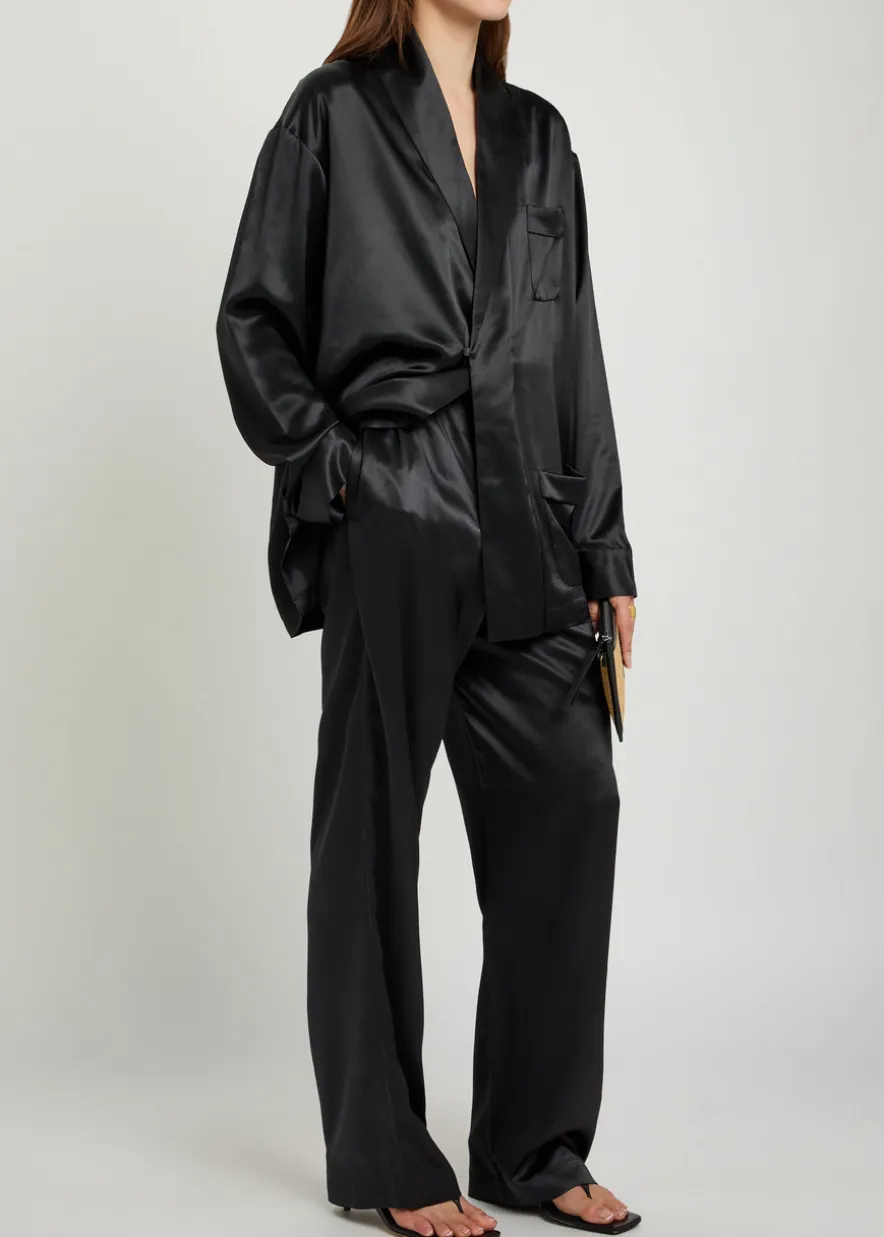 Gilbert silk trousers
