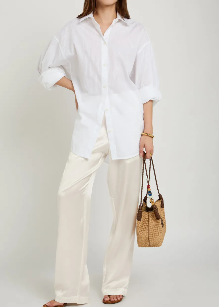 Gilbert silk trousers