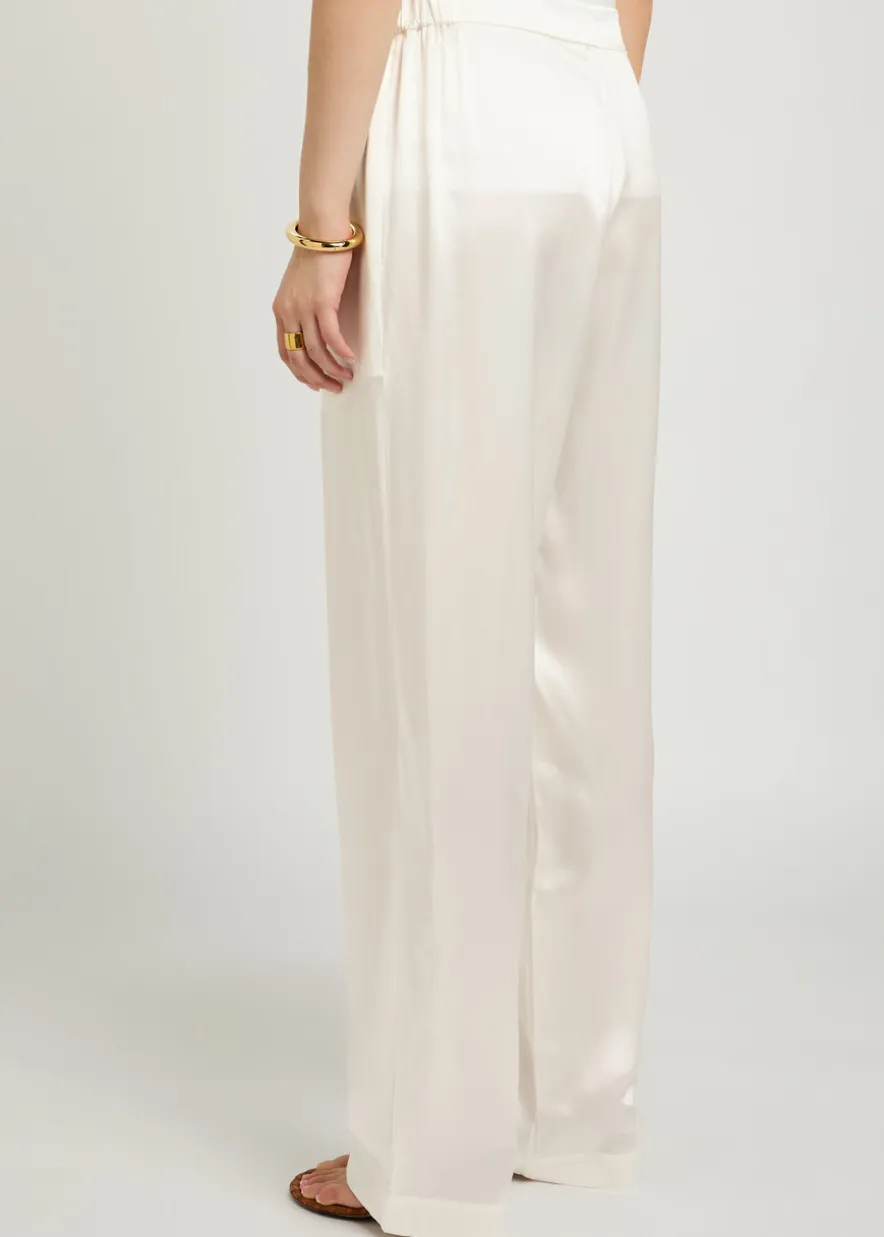 Gilbert silk trousers