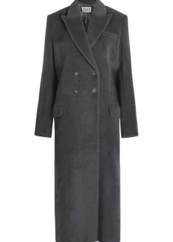 Gilda double-breasted wool coat