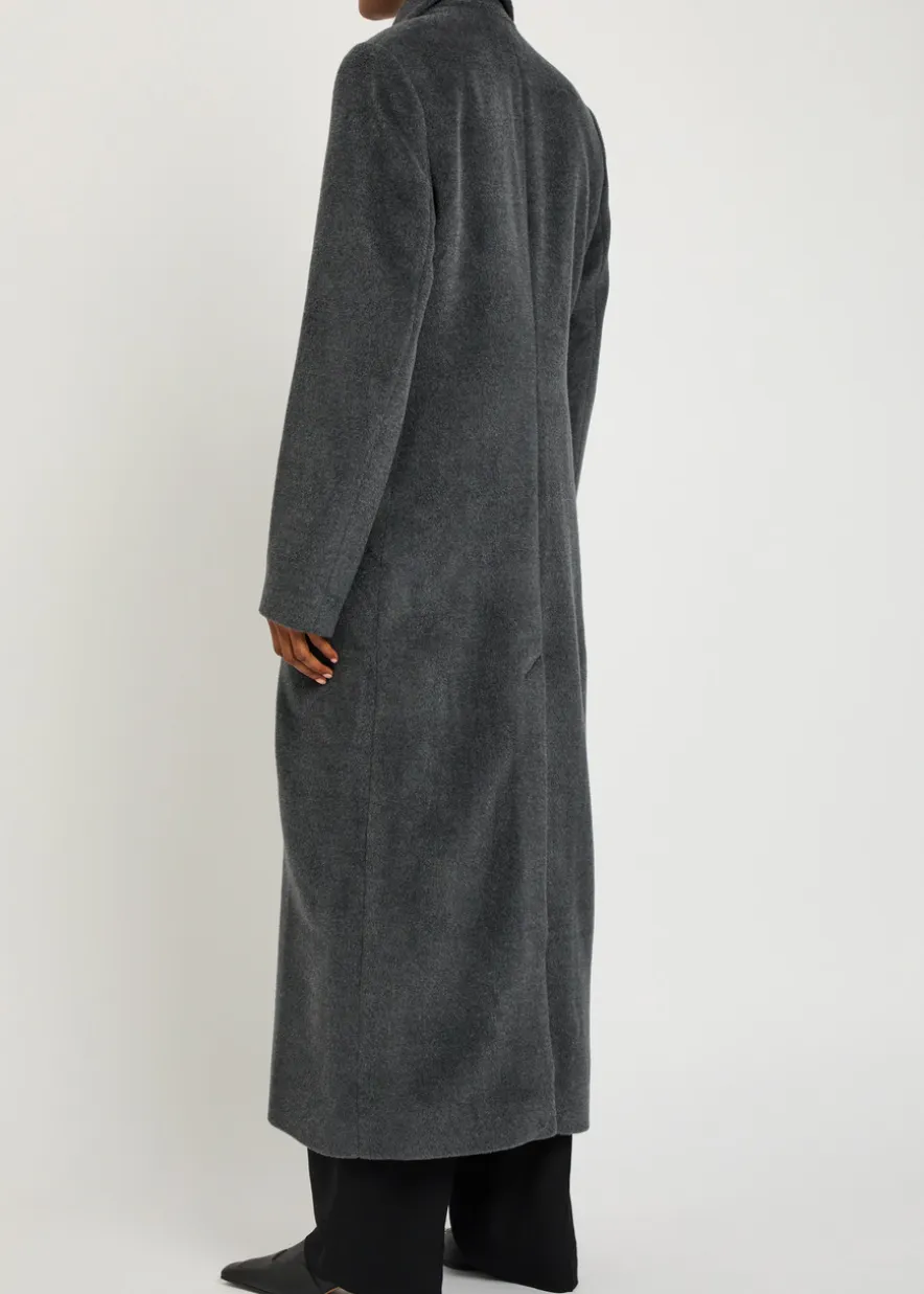 Gilda double-breasted wool coat