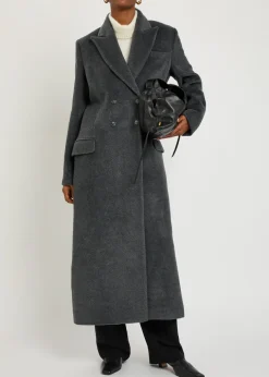 Gilda double-breasted wool coat
