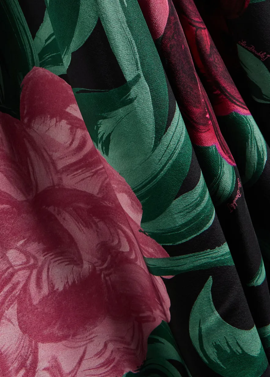 Gilda floral-print silk maxi dress