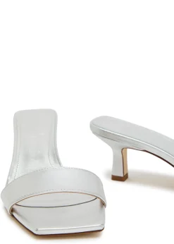 Gilly 55 metallic nappa sandals