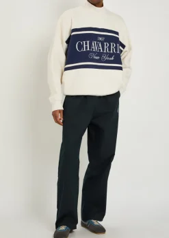 Gilroy colour-blocked cotton sweatshirt