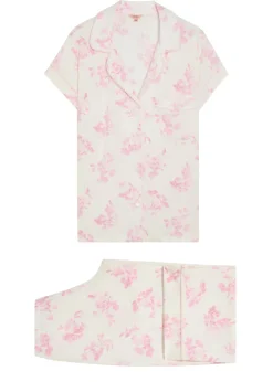 Gisele floral-print jersey pyjama set