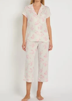 Gisele floral-print jersey pyjama set