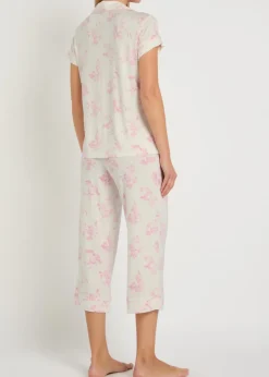 Gisele floral-print jersey pyjama set
