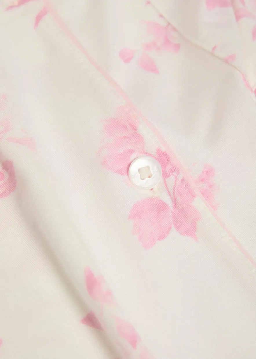 Gisele floral-print jersey pyjama set