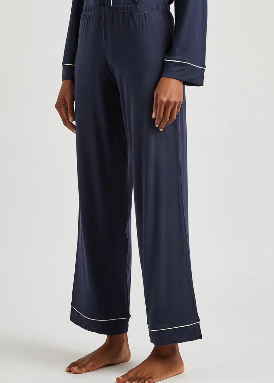 Gisele stretch-jersey pyjama set