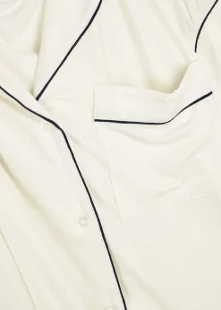 Gisele stretch-jersey pyjama set