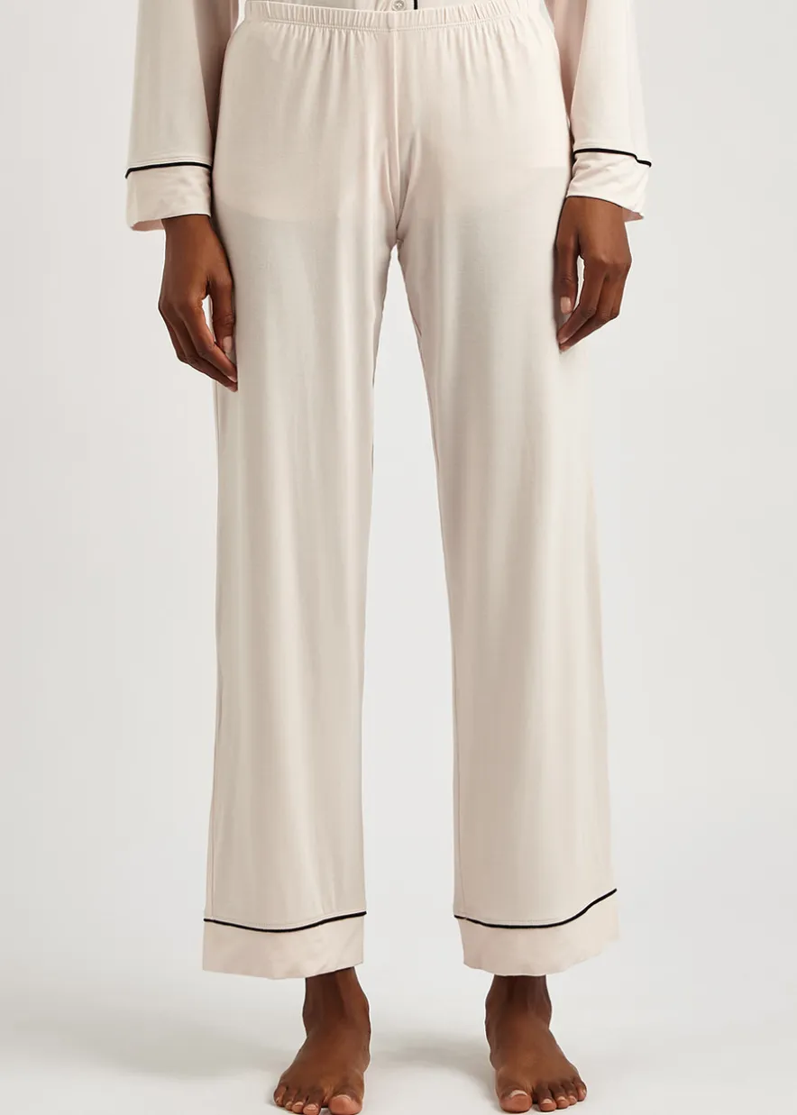 Gisele stretch-jersey pyjama set