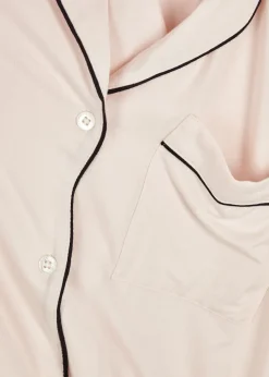 Gisele stretch-jersey pyjama set
