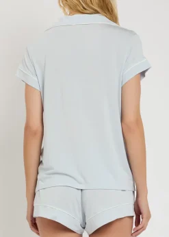 Gisele stretch-jersey pyjama set