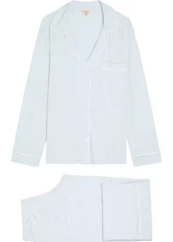 Gisele stretch-jersey pyjama set