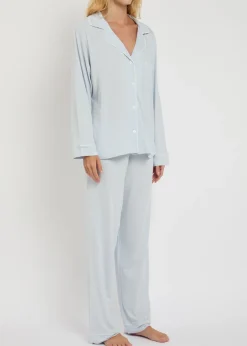Gisele stretch-jersey pyjama set