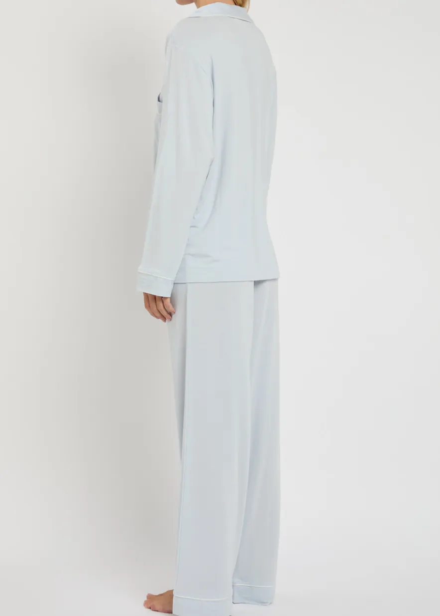 Gisele stretch-jersey pyjama set