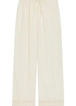 Giulia embroidered wide-leg trousers