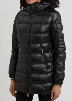Glements hooded quilted shell jacket