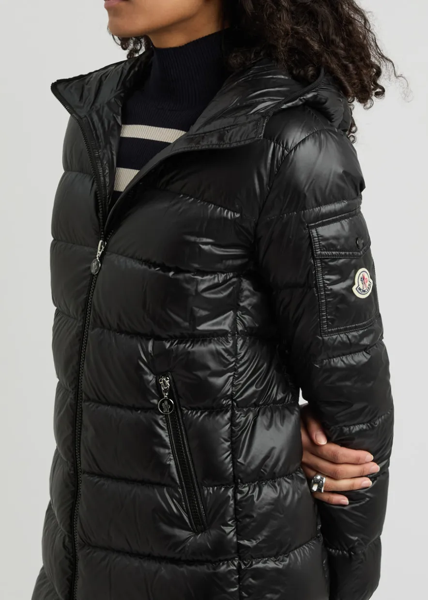 Glements hooded quilted shell jacket