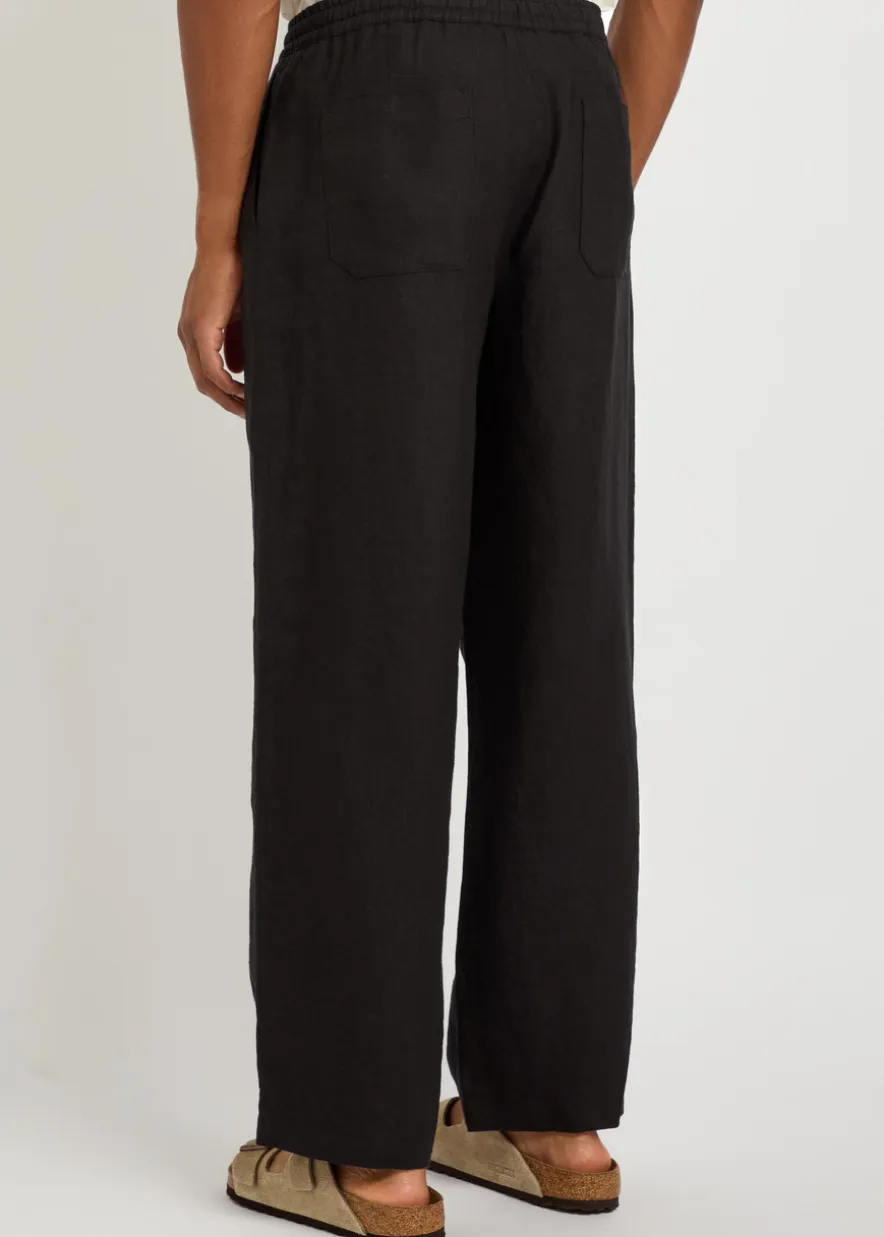 Glencoe relaxed straight-leg linen trousers