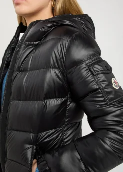 Glesse padded hooded shell jacket