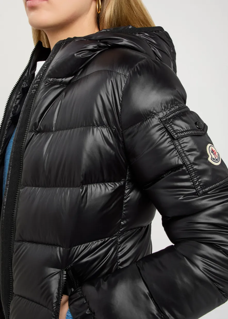 Glesse padded hooded shell jacket