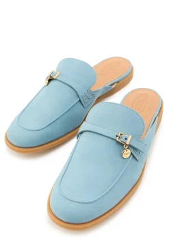 Gom.Leg nubuck sliders